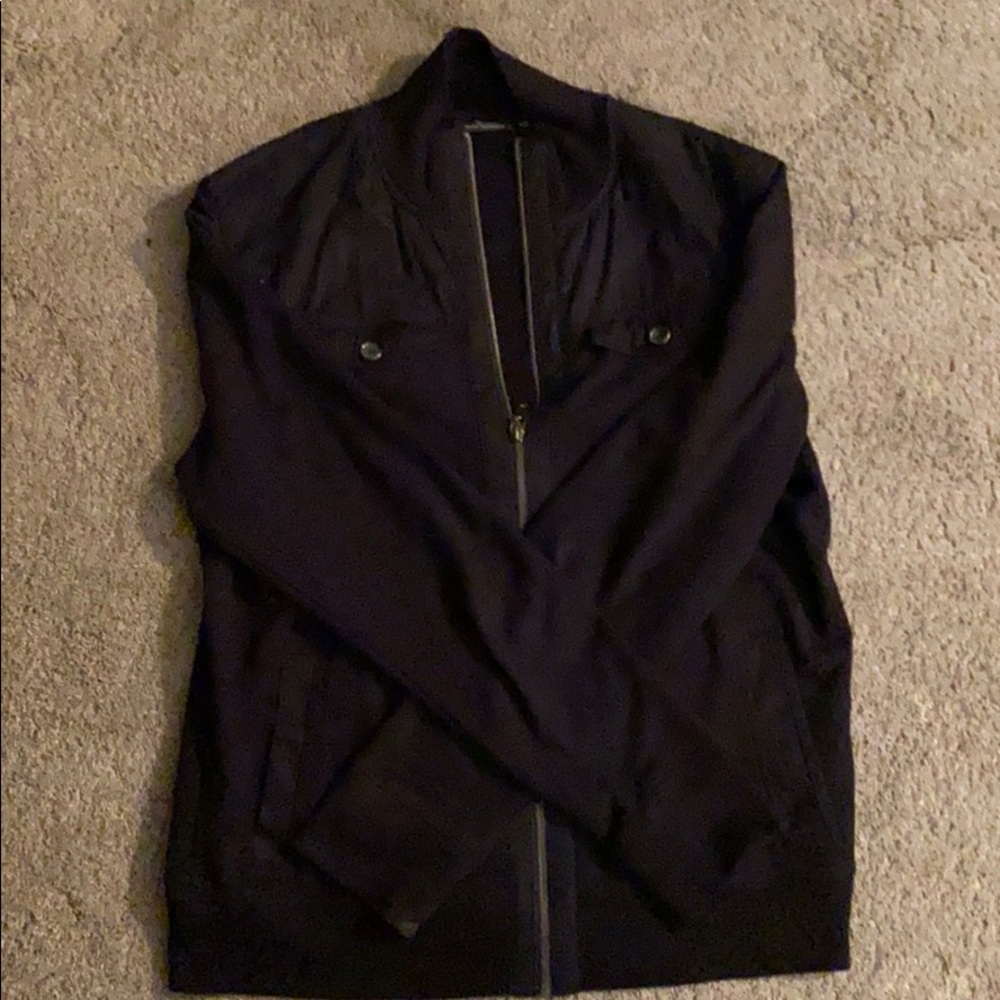 Men’s Black zip up coat